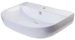 ALFI 28" White D-Bowl Porcelain Wall Mounted Bath Sink, AB112