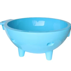 ALFI brand 63" Acrylic Free Standing Circle Bathtub, Light Blue, FireHotTub-LB