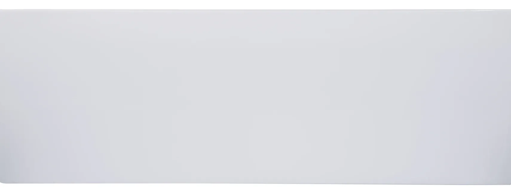ALFI brand 67" Acrylic Free Standing Rectangle Soaking Bathtub, White, AB8859
