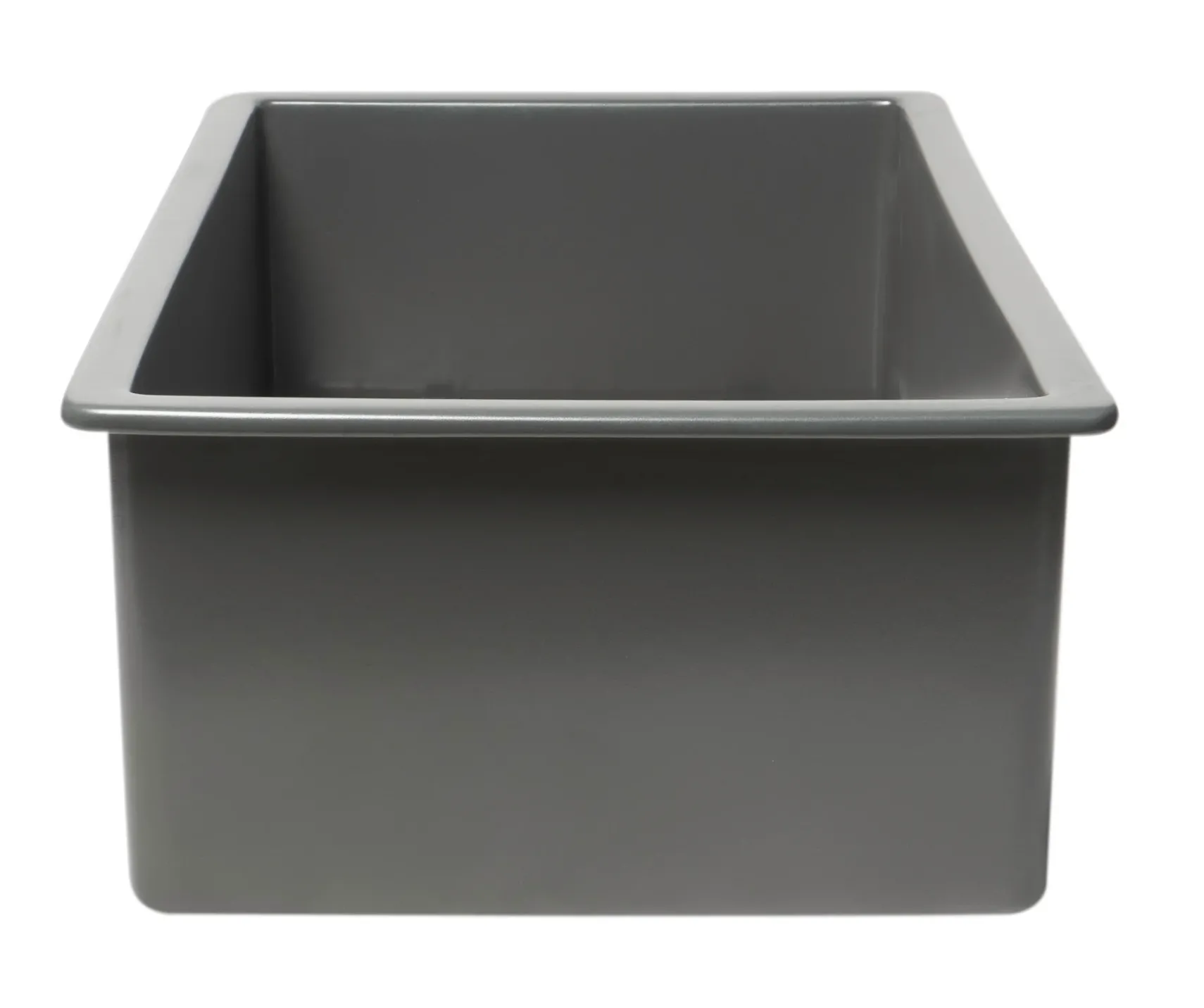 ALFI brand 32" Drop In Fireclay Kitchen Sink, Gray Matte, No Faucet Hole, ABF3219SUD-GM