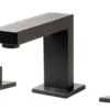 ALFI brand 1.2 GPM Knob Straight Spout Bathroom Faucet, Modern, Black Matte, AB1322-BM