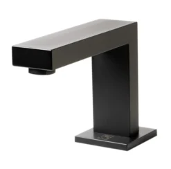 ALFI brand 1.2 GPM Knob Straight Spout Bathroom Faucet, Modern, Black Matte, AB1322-BM