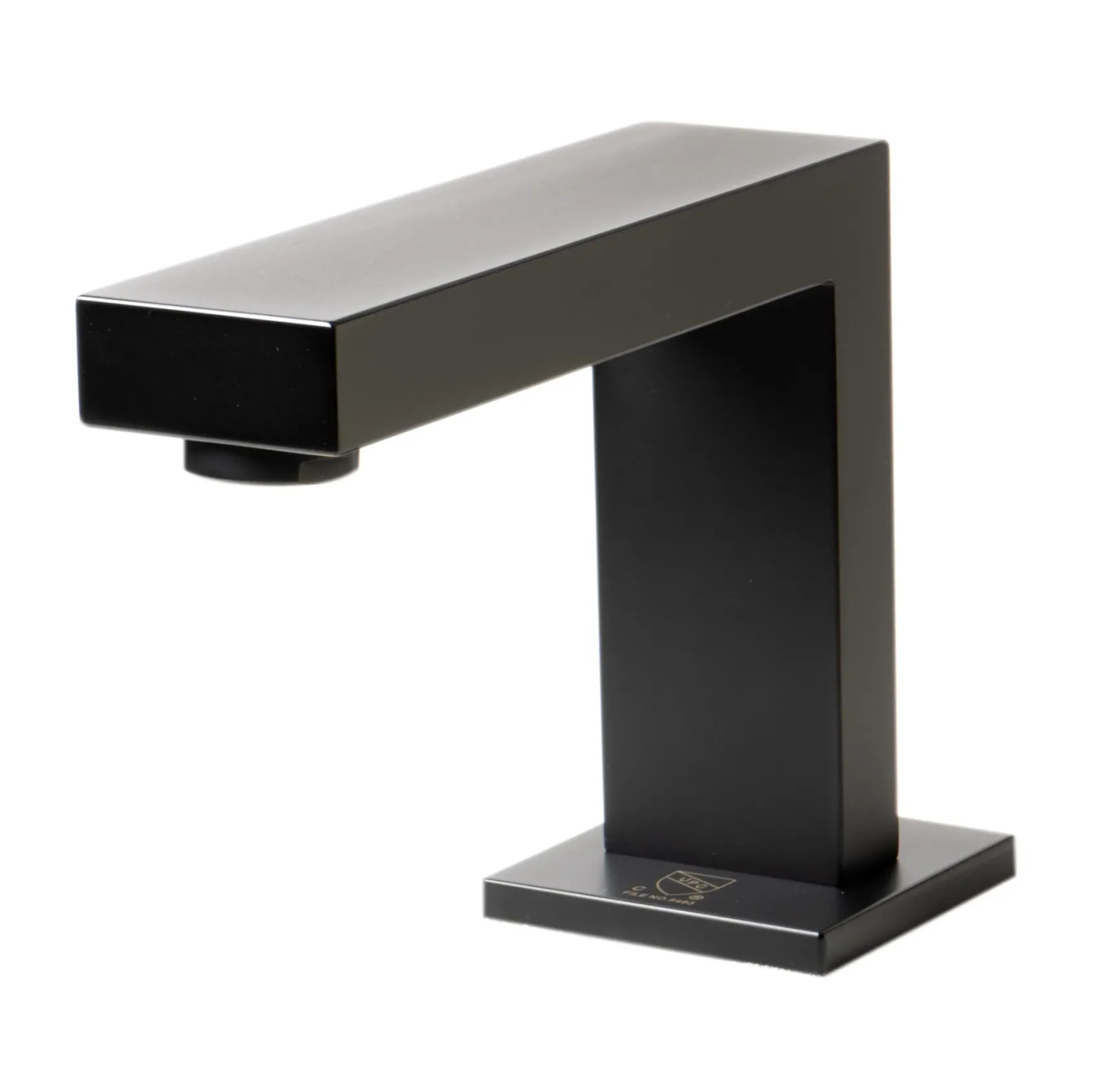 ALFI brand 1.2 GPM Knob Straight Spout Bathroom Faucet, Modern, Black Matte, AB1322-BM