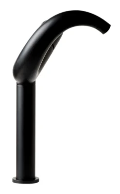 ALFI brand 1.2 GPM Lever Curved Spout Bathroom Faucet, Modern, Black Matte, AB1570-BM