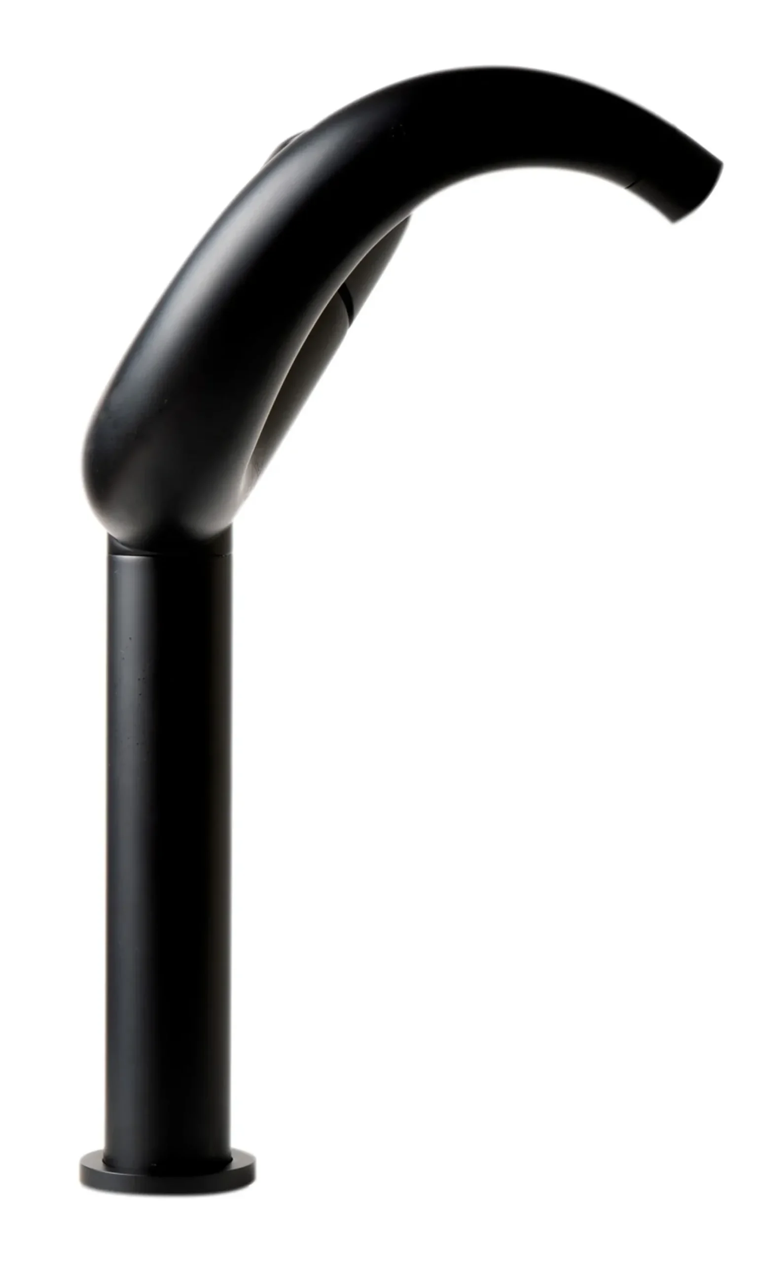 ALFI brand 1.2 GPM Lever Curved Spout Bathroom Faucet, Modern, Black Matte, AB1570-BM