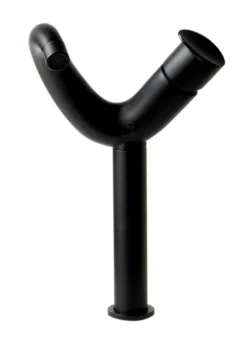 ALFI brand 1.2 GPM Lever Curved Spout Bathroom Faucet, Modern, Black Matte, AB1570-BM