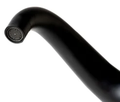 ALFI brand 1.2 GPM Lever Curved Spout Bathroom Faucet, Modern, Black Matte, AB1570-BM