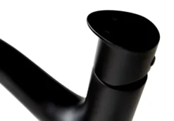 ALFI brand 1.2 GPM Lever Curved Spout Bathroom Faucet, Modern, Black Matte, AB1570-BM