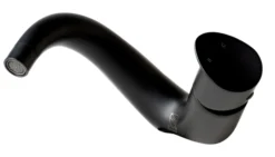 ALFI brand 1.2 GPM Lever Curved Spout Bathroom Faucet, Modern, Black Matte, AB1572-BM