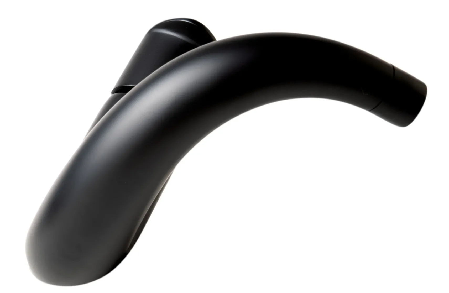 ALFI brand 1.2 GPM Lever Curved Spout Bathroom Faucet, Modern, Black Matte, AB1572-BM