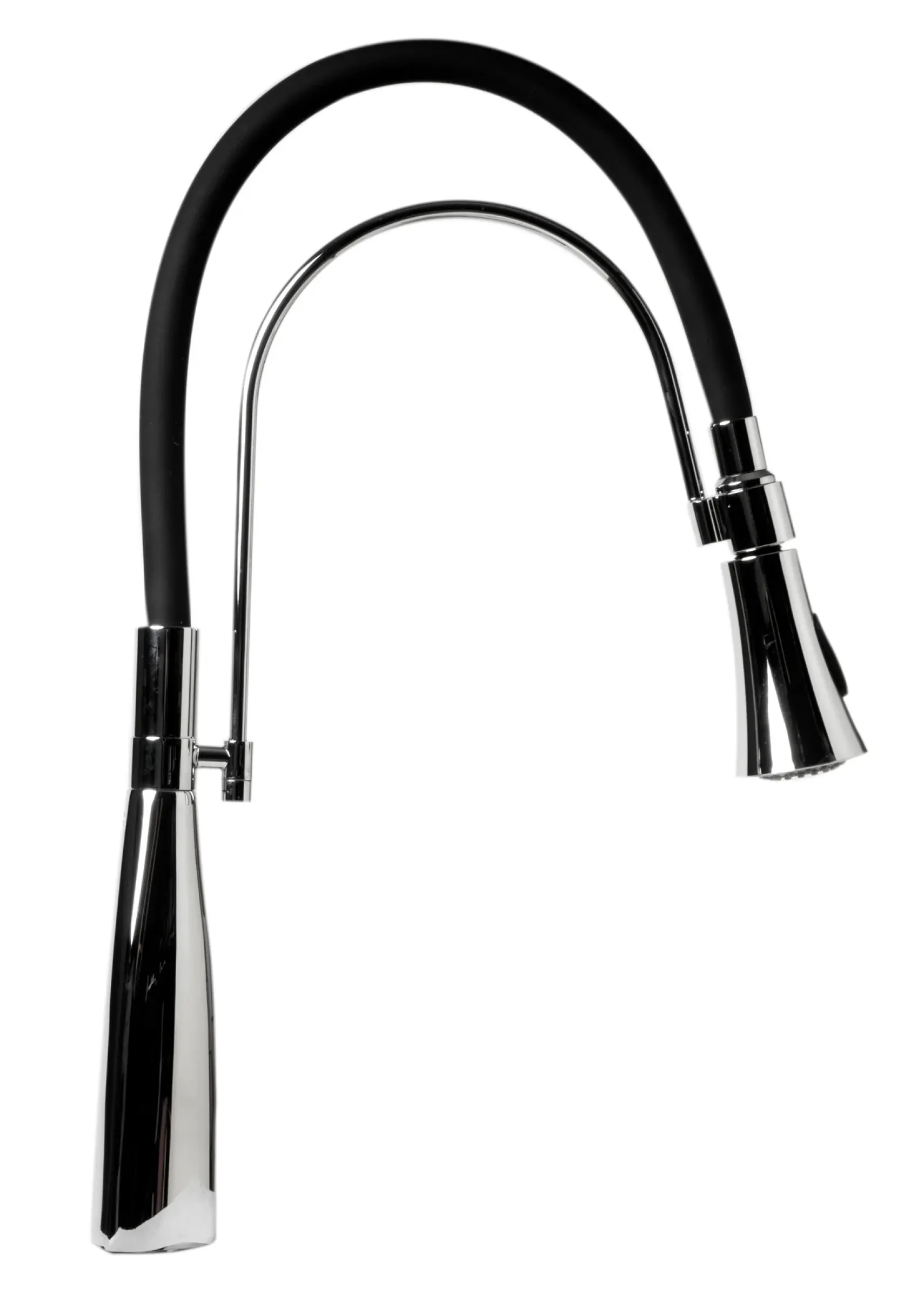 ALFI brand 1.8 GPM Lever Gooseneck Spout Touch Kitchen Faucet, Modern, Gray, Polished Chrome, ABKF3001-PC
