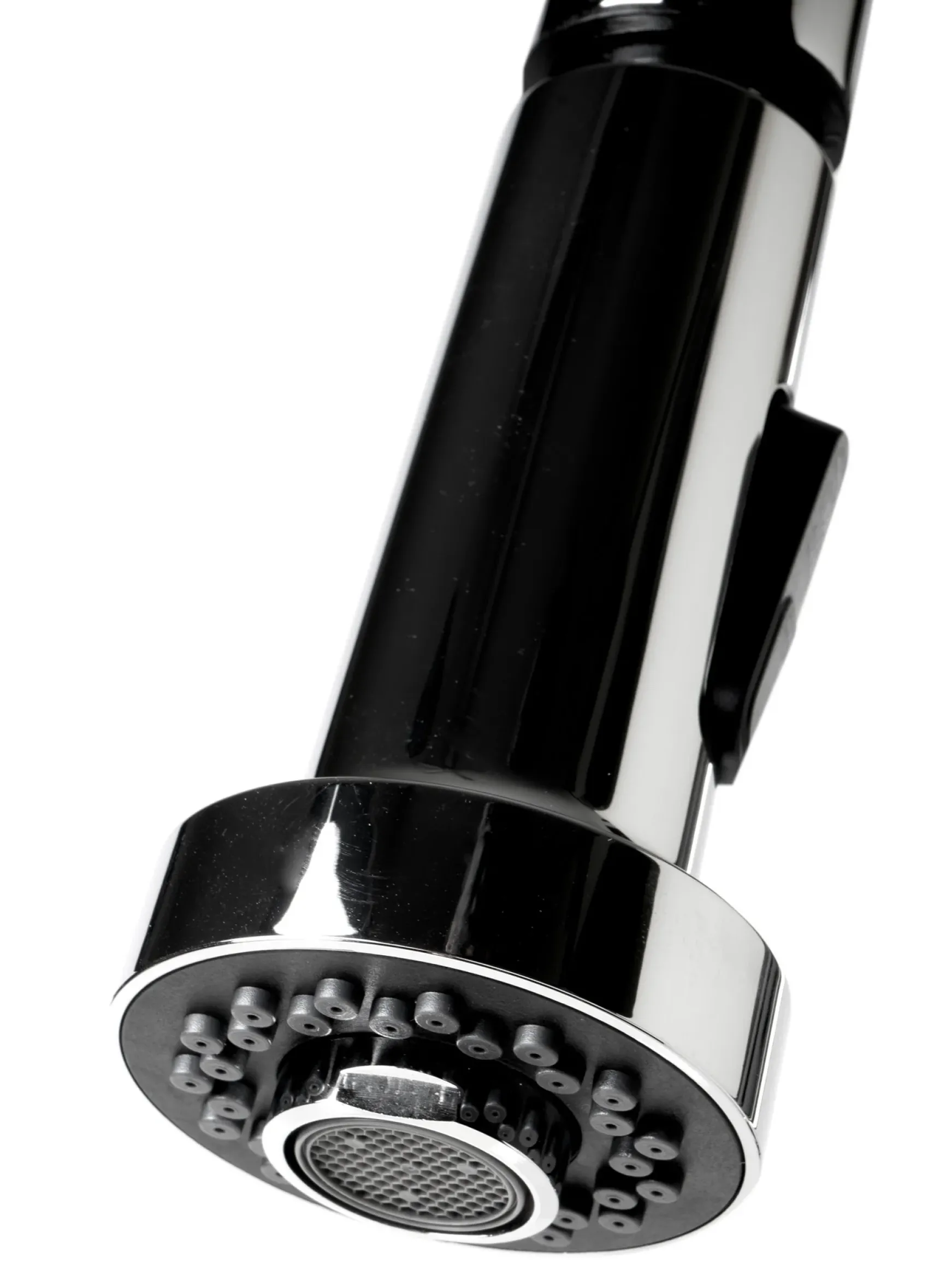 ALFI brand 1.66 GPM Lever Gooseneck Spout Touchless Kitchen Faucet, Modern, Gray, Pull Down, Polished Chrome, ABKF3262-PC