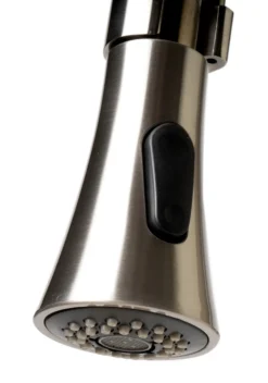 ALFI brand 1.8 GPM Lever Gooseneck Spout Touch Kitchen Faucet, Modern, Gray, Brushed Nickel, ABKF3001-BN