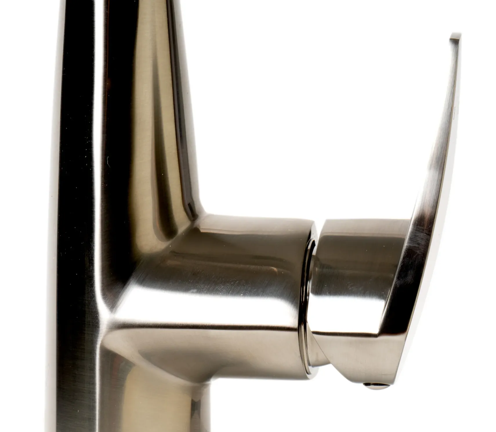 ALFI brand 1.8 GPM Lever Gooseneck Spout Touch Kitchen Faucet, Modern, Gray, Brushed Nickel, ABKF3001-BN