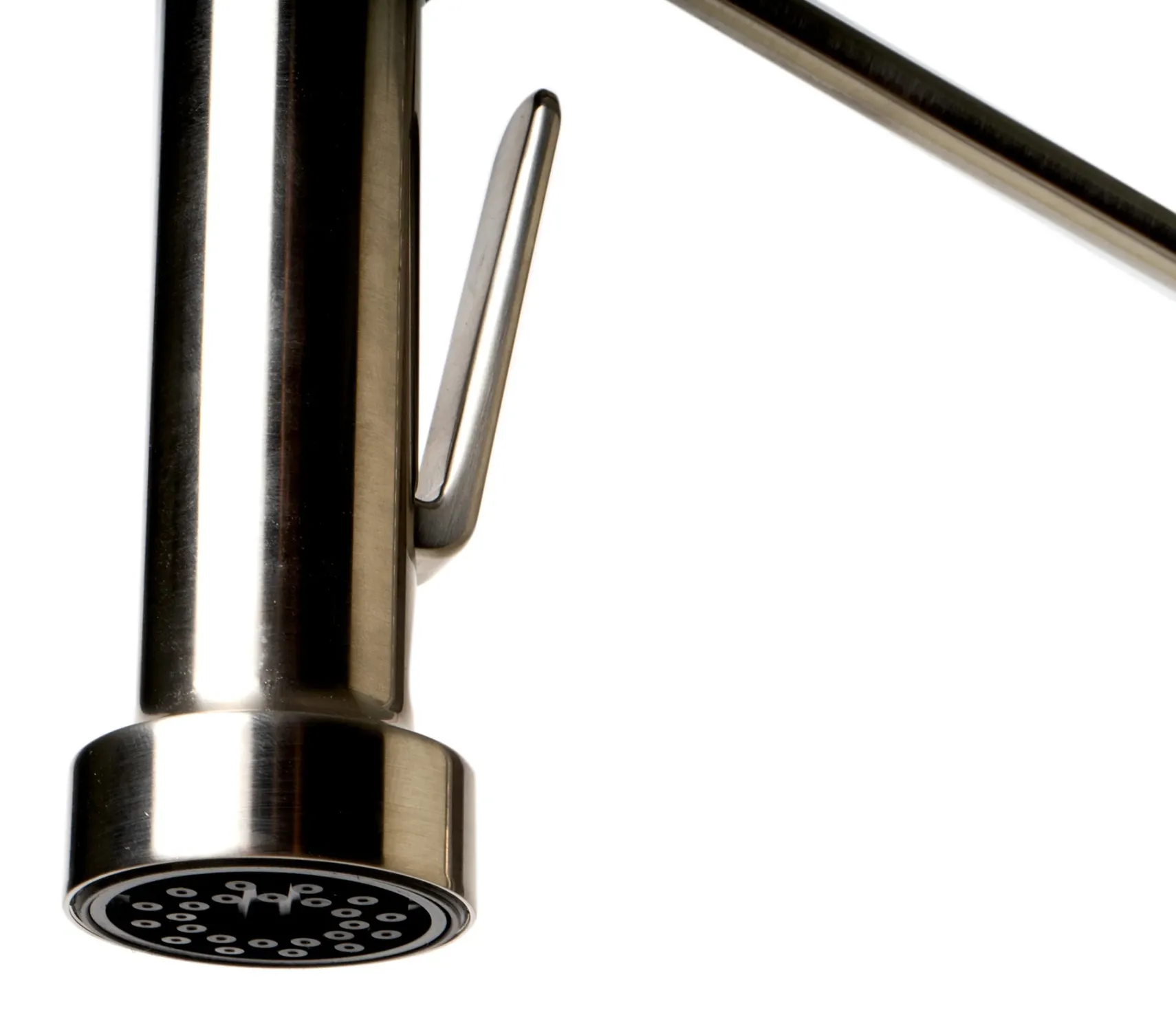 ALFI brand 1.7 GPM Lever Gooseneck Double Spout Touch Kitchen Faucet, Modern, Gray, Brushed Nickel, ABKF3787-BN
