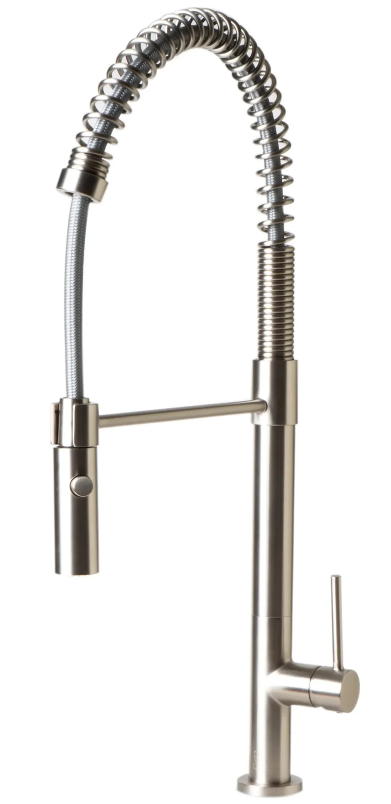 ALFI brand 1.8 GPM Lever Gooseneck Spout Touch Kitchen Faucet, Modern, Gray, Brushed Nickel, ABKF3732-BN
