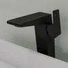 ALFI brand 1.2 GPM Lever Straight Spout Bathroom Faucet, Modern, Black Matte, AB1475-BM