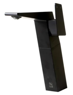 ALFI brand 1.2 GPM Lever Straight Spout Bathroom Faucet, Modern, Black Matte, AB1475-BM