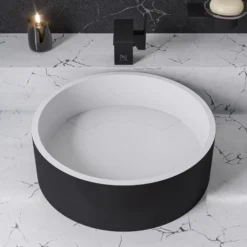 ALFI brand 1.2 GPM Lever Straight Spout Bathroom Faucet, Modern, Black Matte, AB1470-BM