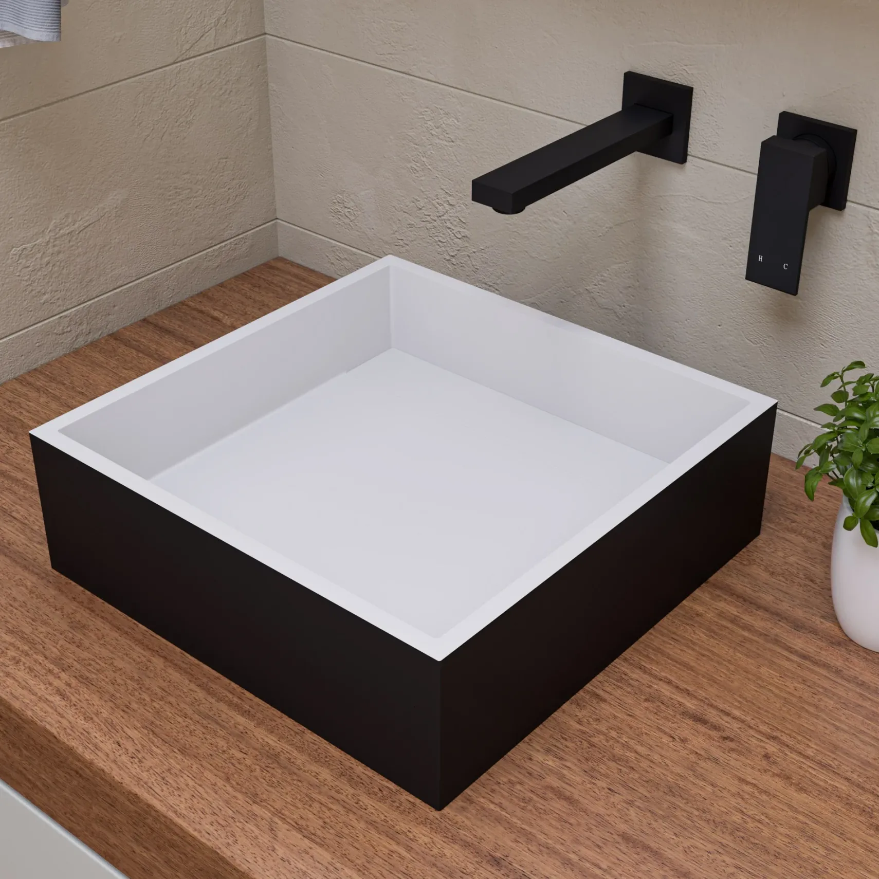 ALFI brand 1.2 GPM Lever Straight Spout Bathroom Faucet, Modern, Black Matte, AB1468-BM