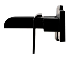 ALFI brand 1.2 GPM Lever Waterfall Spout Bathroom Faucet, Modern, Black Matte, AB1796-BM