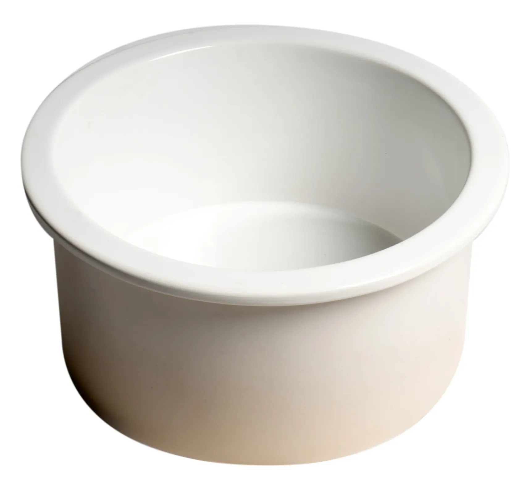 ALFI brand 19" Round Fireclay Bar/Prep Sink, White, ABF1818R-W