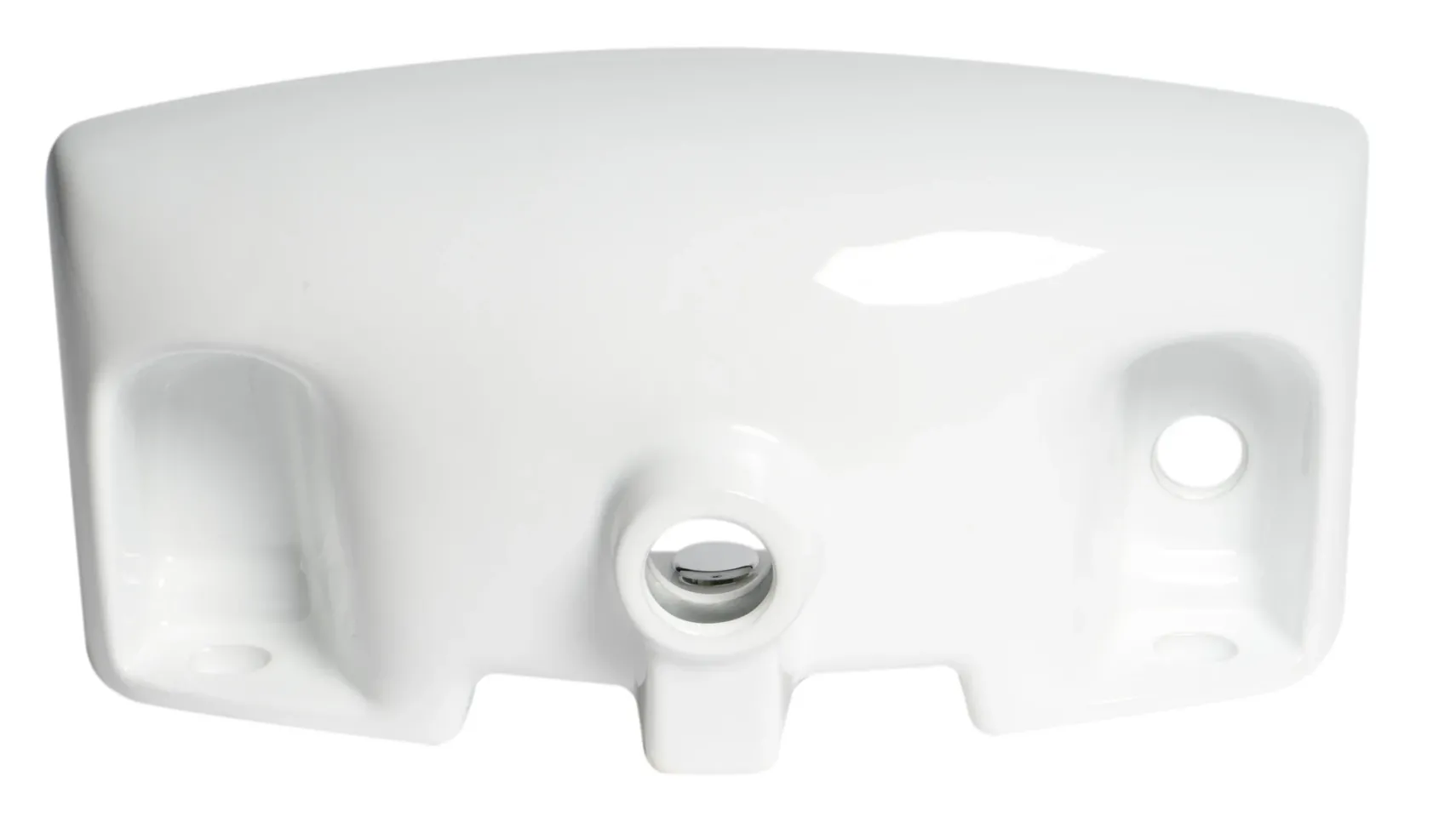 ALFI brand 20.25" x 9.88" Rectangle Wall Mount Porcelain Bathroom Sink, White, 1 Faucet Hole, ABC115