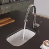 ALFI brand AB1218 Small Rectangular Fireclay Undermount or Drop In Prep / Bar Sink