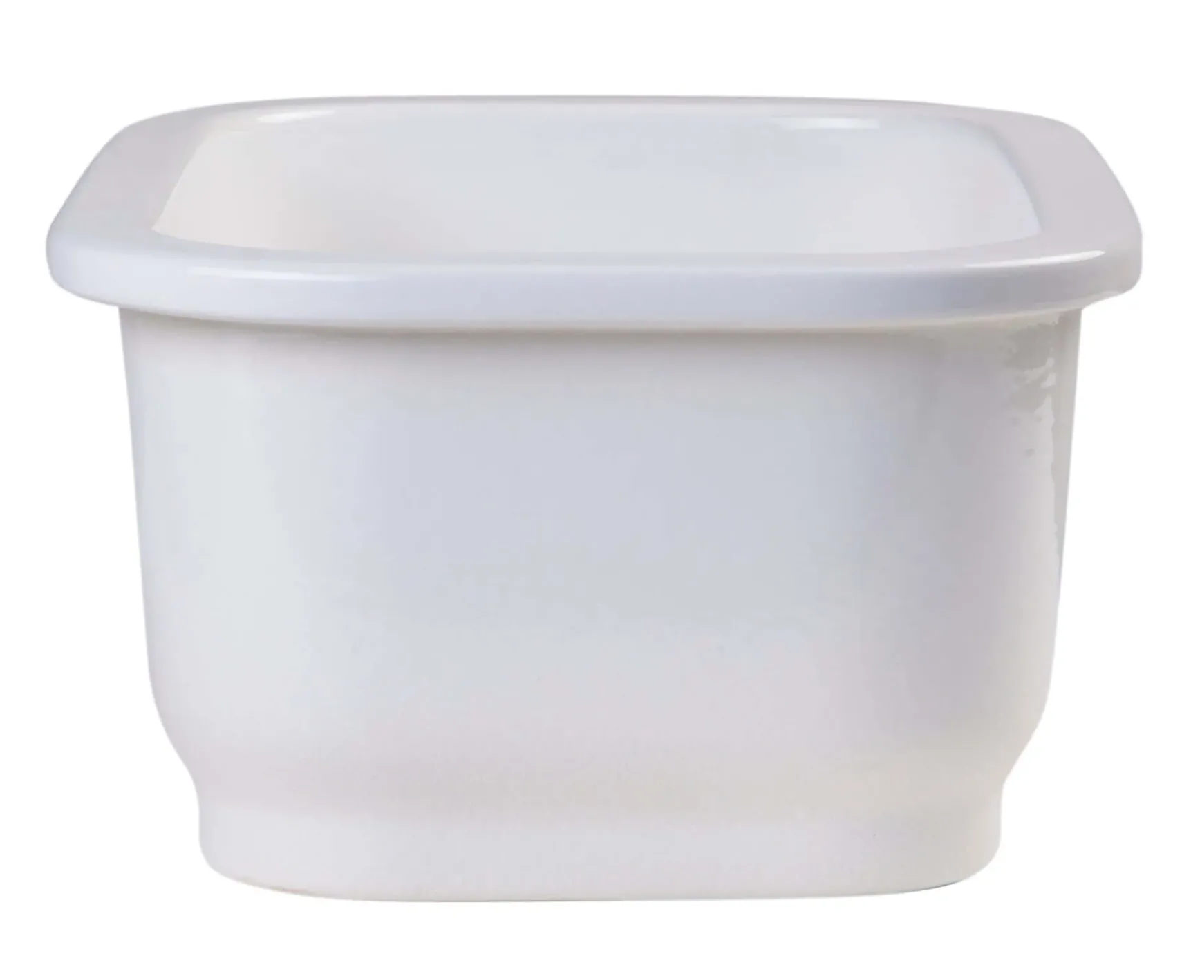 ALFI brand AB1218 Small Rectangular Fireclay Undermount or Drop In Prep / Bar Sink