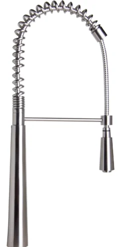ALFI brand AB2039 Solid Stainless Steel Commercial Spring Kitchen Faucet