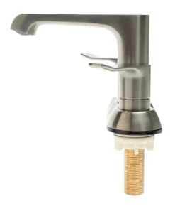 ALFI brand AB1493-BN Brushed Nickel Two-Handle 4'' Centerset Bathroom Faucet