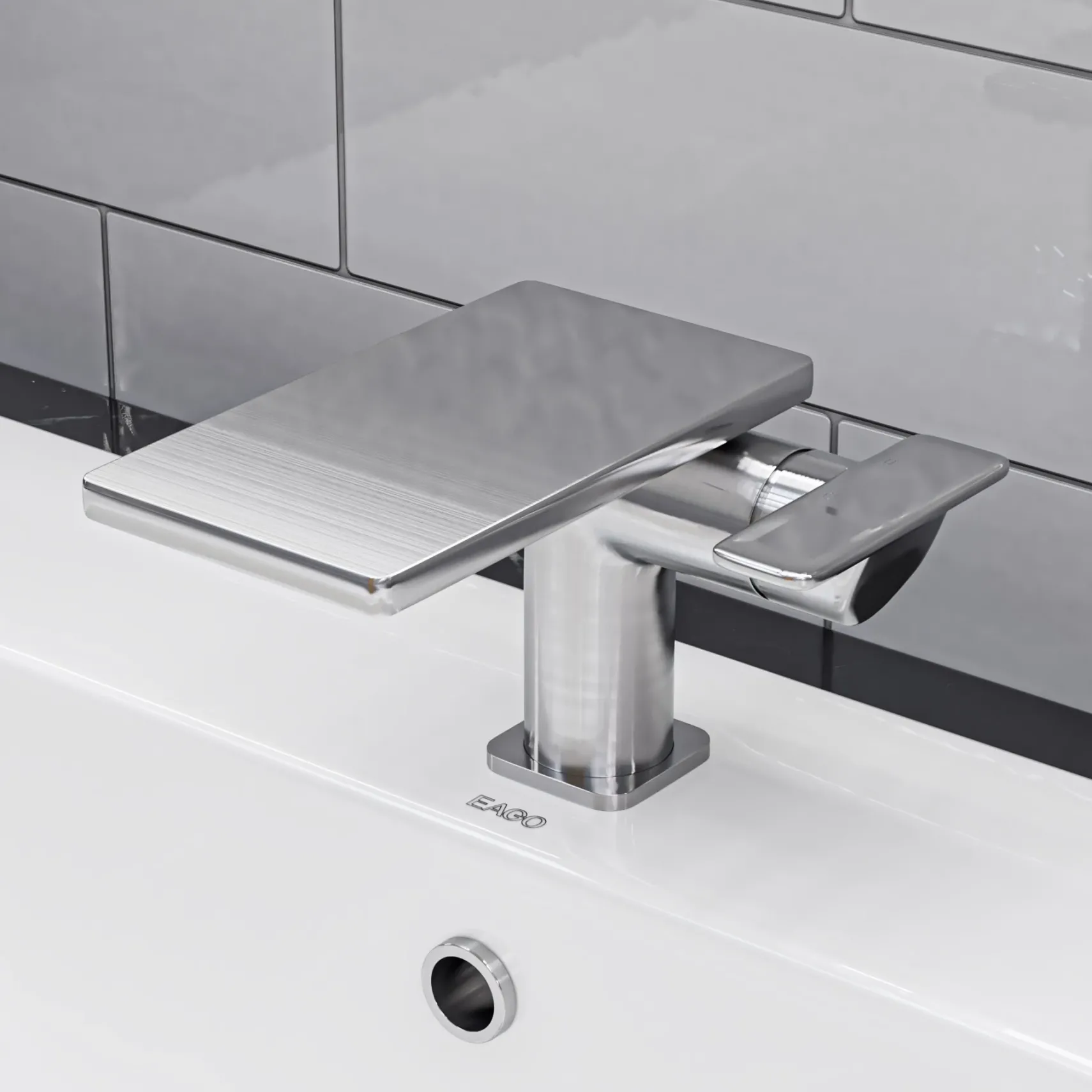 ALFI brand AB1882-BN Brushed Nickel Single-Lever Bathroom Faucet