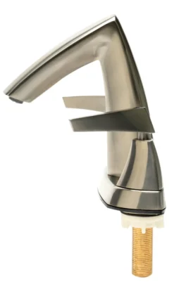 ALFI brand AB1003-BN Brushed Nickel Two-Handle 4'' Centerset Bathroom Faucet