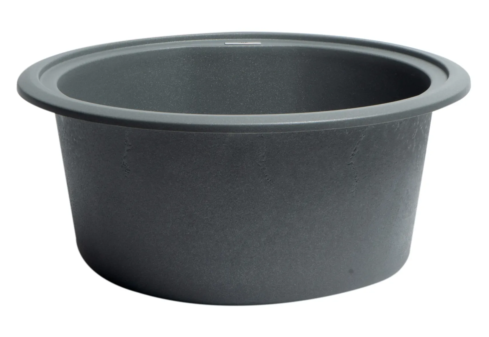 ALFI brand AB1717DI-T Titanium 17" Drop-In Round Granite Composite Kitchen Prep Sink