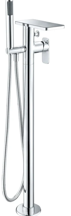 ALFI brand AB2875-PC Polished Chrome Free Standing Floor Mounted Bath Tub Filler