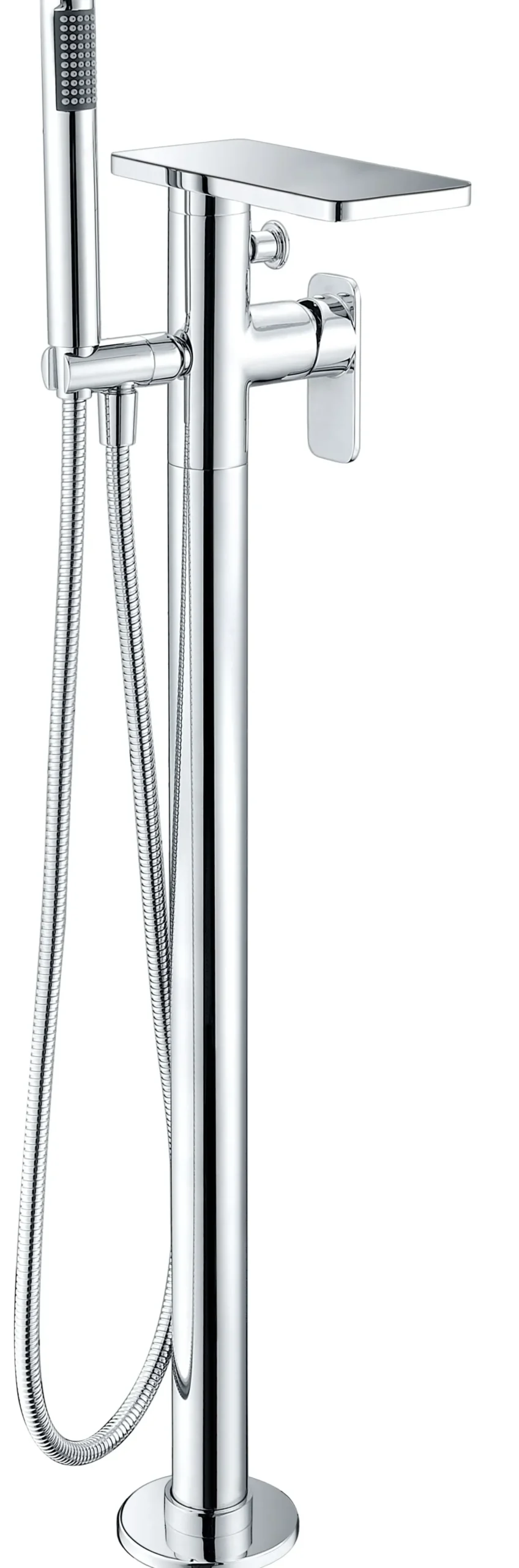 ALFI brand AB2875-PC Polished Chrome Free Standing Floor Mounted Bath Tub Filler