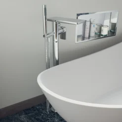 ALFI brand AB2875-PC Polished Chrome Free Standing Floor Mounted Bath Tub Filler