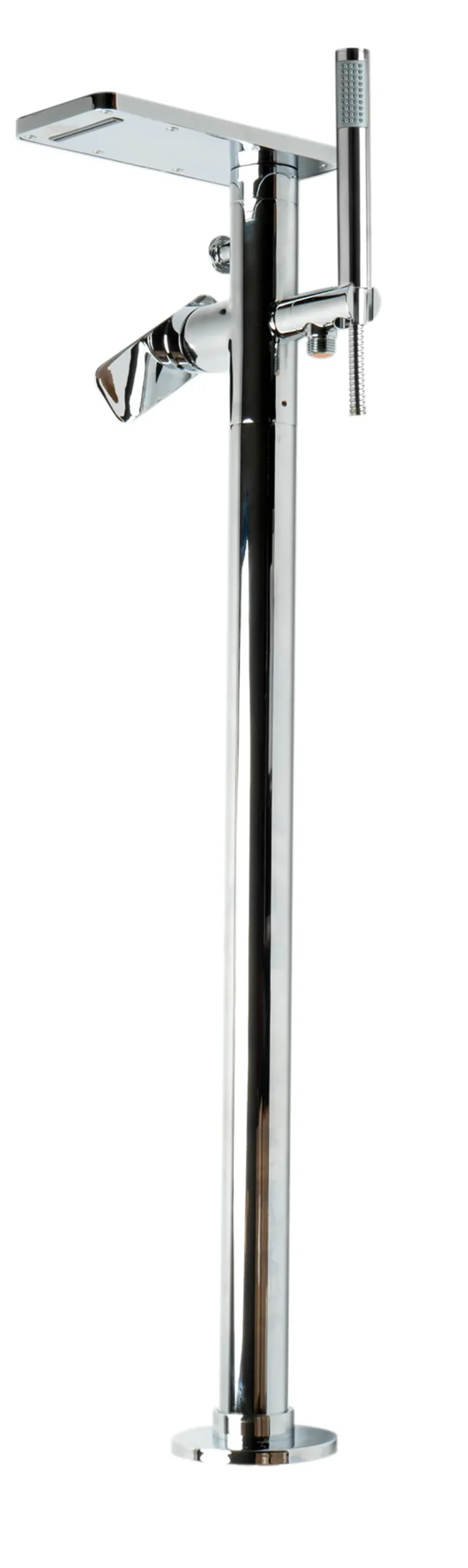 ALFI brand AB2875-PC Polished Chrome Free Standing Floor Mounted Bath Tub Filler