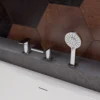 ALFI brand AB2879-PC Polished Chrome Deck Mounted Tub Filler with Hand Held Showerhead