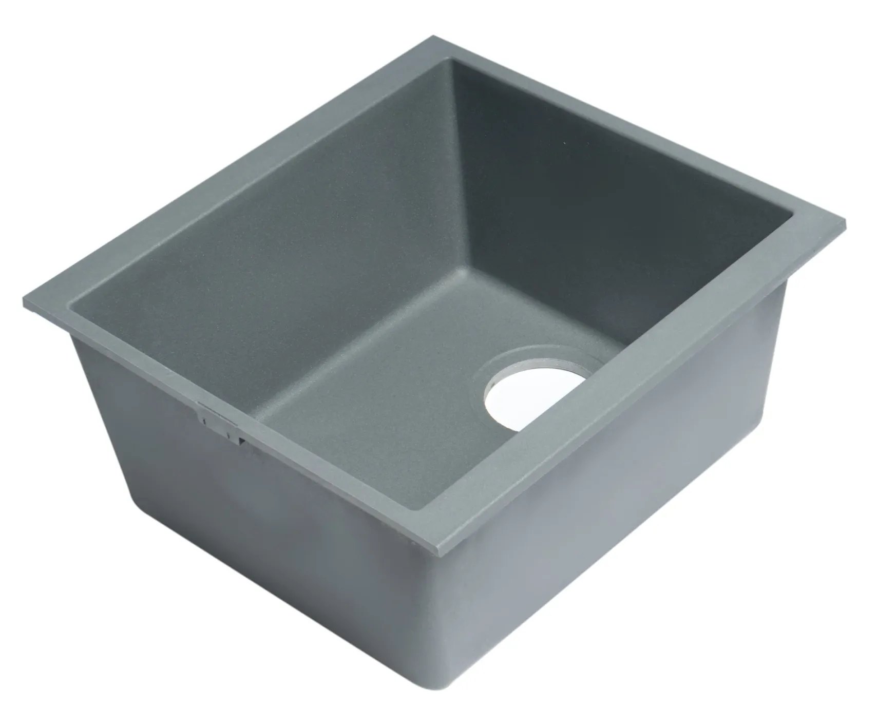 ALFI brand AB1720UM-T Titanium 17" Undermount Rectangular Granite Composite Kitchen Prep Sink