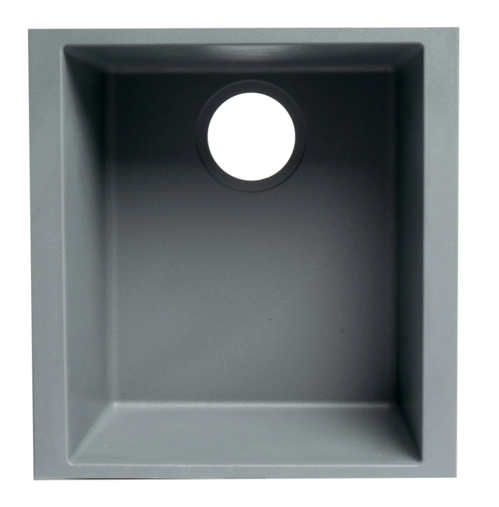 ALFI brand AB1720UM-T Titanium 17" Undermount Rectangular Granite Composite Kitchen Prep Sink