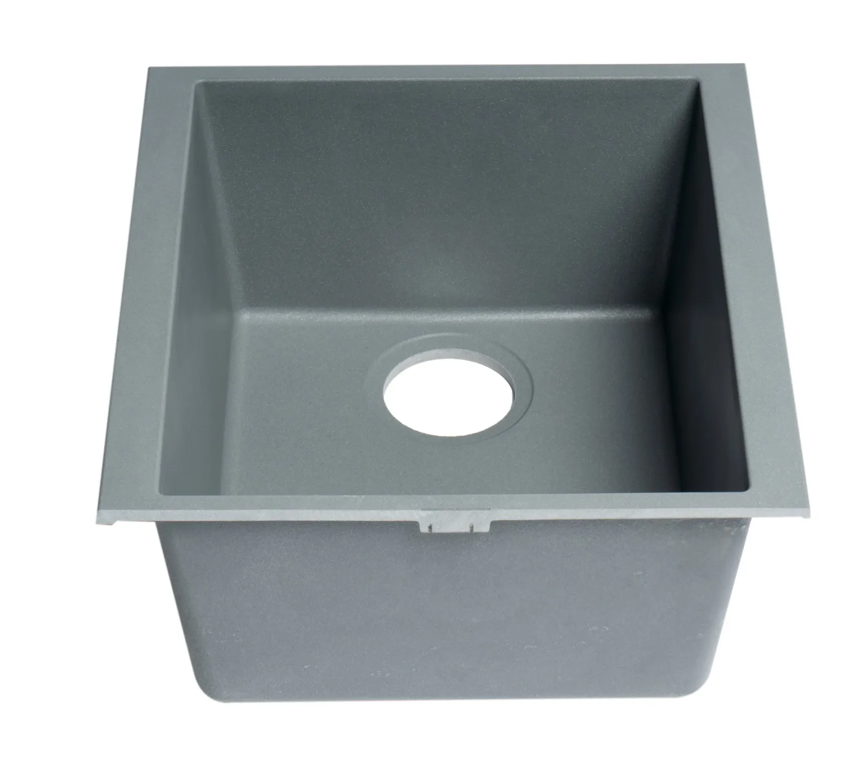 ALFI brand AB1720UM-T Titanium 17" Undermount Rectangular Granite Composite Kitchen Prep Sink