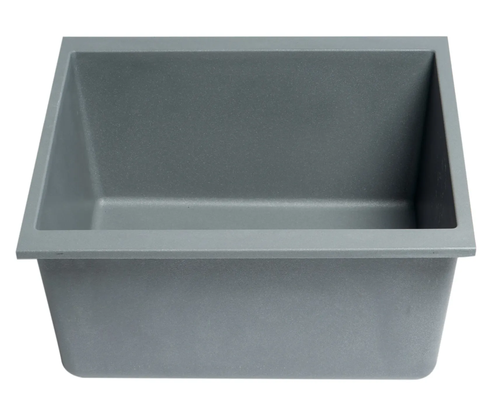 ALFI brand AB1720UM-T Titanium 17" Undermount Rectangular Granite Composite Kitchen Prep Sink
