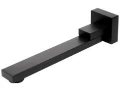ALFI brand Brass, AB7701-BM Black Matte Square Foldable Tub Spout