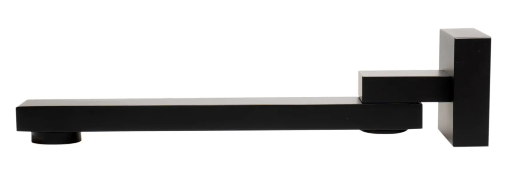 ALFI brand Brass, AB7701-BM Black Matte Square Foldable Tub Spout