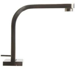 ALFI brand Brass, AB2703-BN Brushed Nickel Deck Mounted Tub Filler and Round Hand Held Shower Head