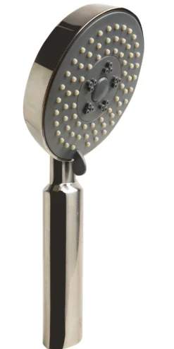 ALFI brand Brass, AB2703-BN Brushed Nickel Deck Mounted Tub Filler and Round Hand Held Shower Head