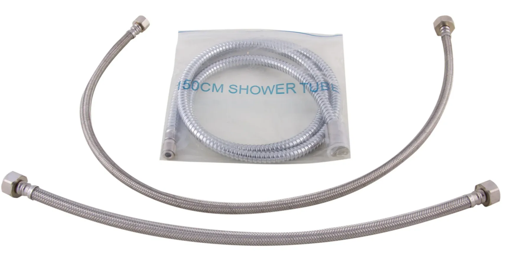 ALFI brand Brass, AB2464-BN Brushed Nickel Deck Mounted 3 Hole Tub Filler & Shower Head