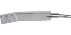 ALFI brand Brass, AB2180-BN Brushed Nickel Single Lever Floor Mounted Tub Filler Mixer w Hand Held Shower Head