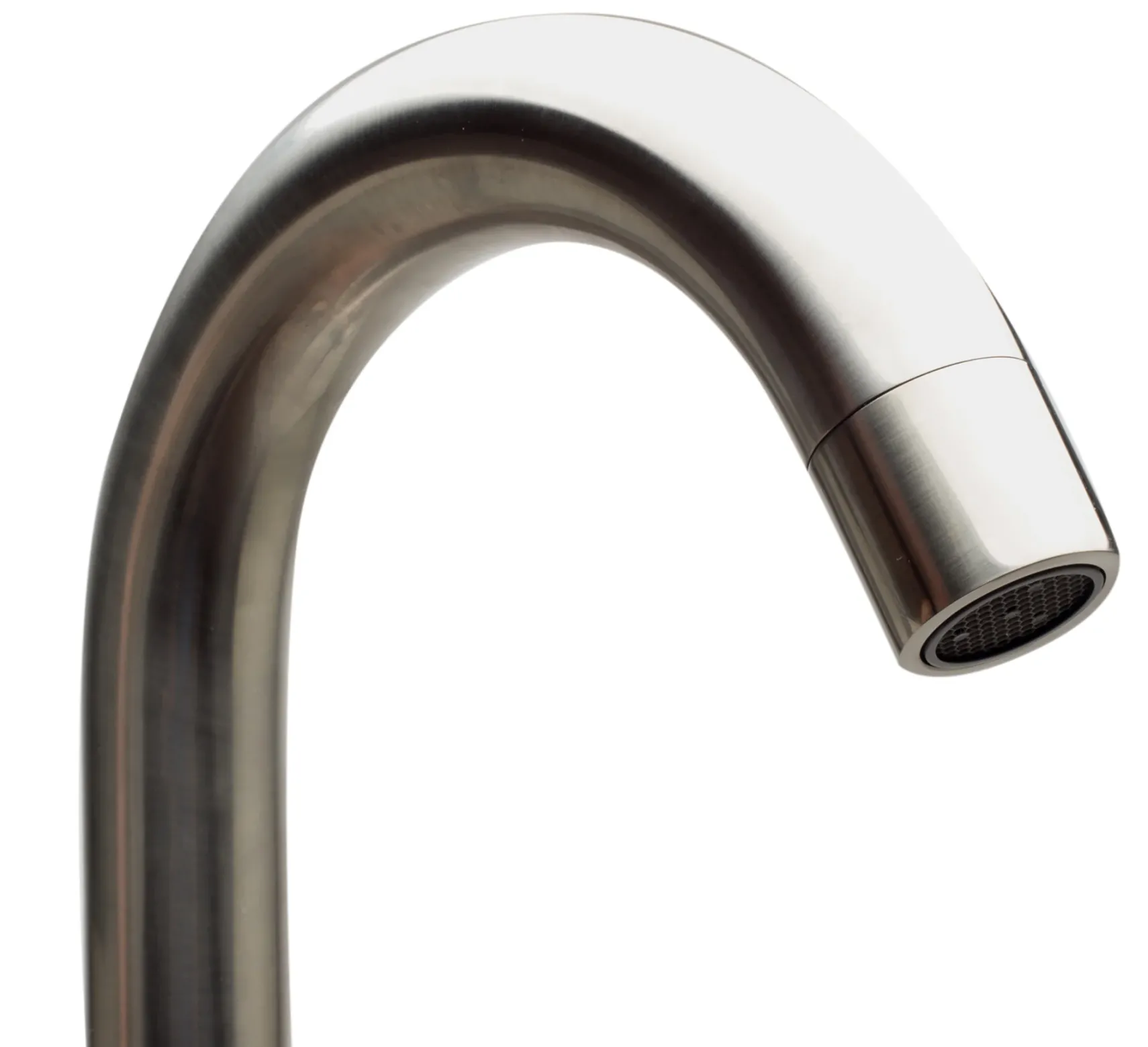 ALFI brand Brass, AB2534-BN Brushed Nickel Single Lever Floor Mounted Tub Filler Mixer w Hand Held Shower Head